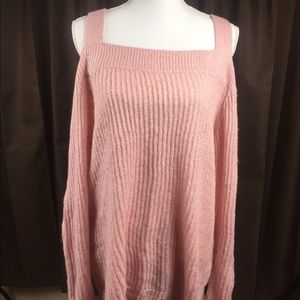 Women’s Cold Shoulder Sweater 1x